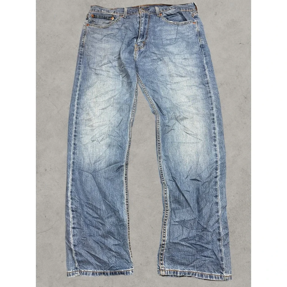 Levis 559 Relaxed Straight Mens Jeans Blue Denim Medium Wash‎ 33x30